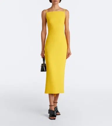 Givenchy Crêpe cady midi dress | Thumbnail 2 Givenchy Crêpe cady midi dress | Thumbnail 2