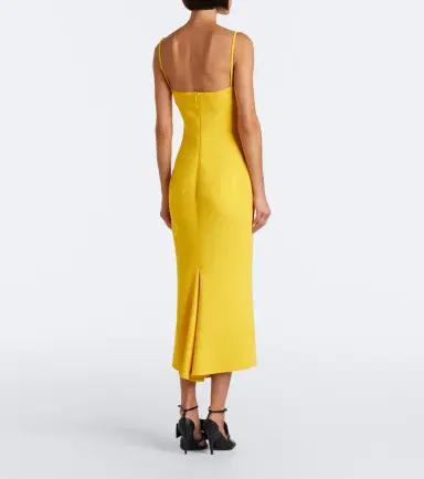 Givenchy Crêpe cady midi dress | Thumbnail 4 Givenchy Crêpe cady midi dress | Thumbnail 4