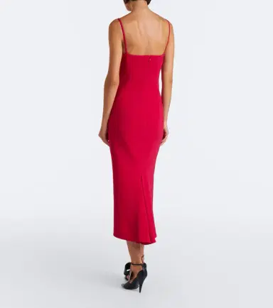 Givenchy Crêpe cady midi dress | Thumbnail 3 Givenchy Crêpe cady midi dress | Thumbnail 3