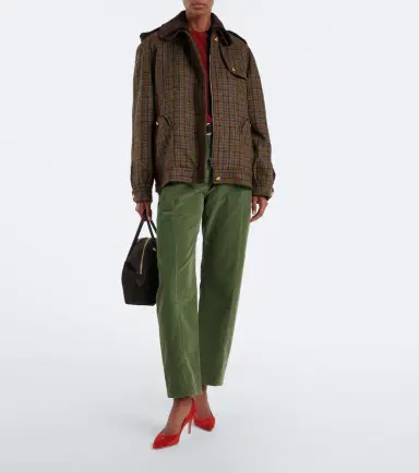 Blazé Milano Blazé Milano Sorraia cotton corduroy barrel-leg pants | Thumbnail 2 Blazé Milano Blazé Milano Sorraia cotton corduroy barrel-leg pants | Thumbnail 2