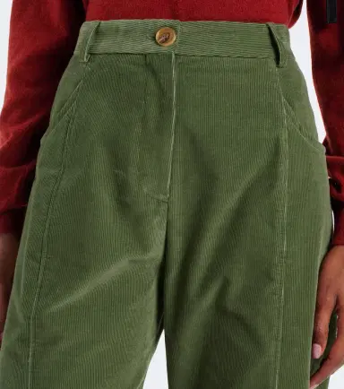 Blazé Milano Blazé Milano Sorraia cotton corduroy barrel-leg pants | Thumbnail 4 Blazé Milano Blazé Milano Sorraia cotton corduroy barrel-leg pants | Thumbnail 4