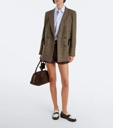 Blazé Milano Blazé Milano Everyday checked wool and cashmere blazer | Thumbnail 6 Blazé Milano Blazé Milano Everyday checked wool and cashmere blazer | Thumbnail 6