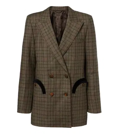 Blazé Milano Blazé Milano Everyday checked wool and cashmere blazer | Thumbnail 1 Blazé Milano Blazé Milano Everyday checked wool and cashmere blazer | Thumbnail 1