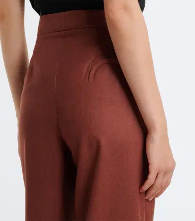 Blazé Milano Blazé Milano Fox wool and cashmere straight pants | Thumbnail 2 Blazé Milano Blazé Milano Fox wool and cashmere straight pants | Thumbnail 2