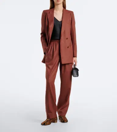 Blazé Milano Blazé Milano Fox wool and cashmere straight pants | Thumbnail 4 Blazé Milano Blazé Milano Fox wool and cashmere straight pants | Thumbnail 4