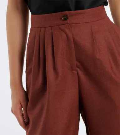 Blazé Milano Blazé Milano Fox wool and cashmere straight pants | Thumbnail 6 Blazé Milano Blazé Milano Fox wool and cashmere straight pants | Thumbnail 6