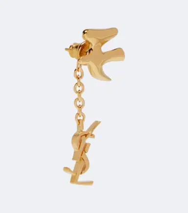Saint Laurent Cassandre brass earrings | Thumbnail 4 Saint Laurent Cassandre brass earrings | Thumbnail 4
