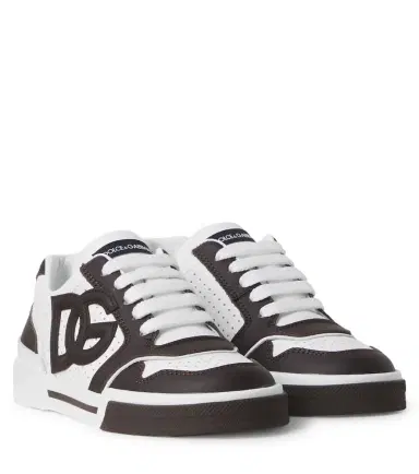 Dolce & Gabbana Kids DG leather sneakers | Thumbnail 1 Dolce & Gabbana Kids DG leather sneakers | Thumbnail 1