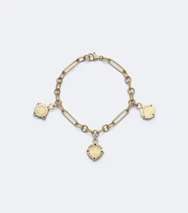 FoundRae Infinite Gratitude, Reverie, and Blossoms 18kt gold bracelet with gemstones | Thumbnail 2 FoundRae Infinite Gratitude, Reverie, and Blossoms 18kt gold bracelet with gemstones | Thumbnail 2