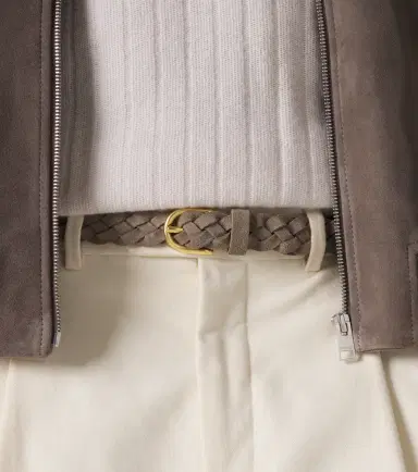 Lardini Braided suede belt | Thumbnail 4 Lardini Braided suede belt | Thumbnail 4