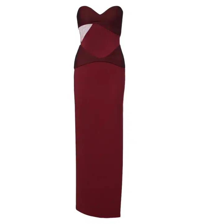 Paneled strapless gown Paneled strapless gown