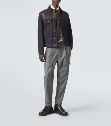Brunello Cucinelli Virgin wool flannel cargo pants | Thumbnail 2 Brunello Cucinelli Virgin wool flannel cargo pants | Thumbnail 2