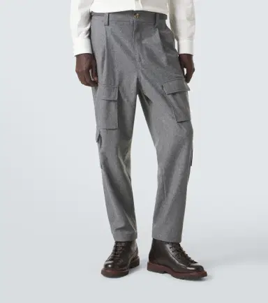 Brunello Cucinelli Virgin wool flannel cargo pants | Thumbnail 5 Brunello Cucinelli Virgin wool flannel cargo pants | Thumbnail 5