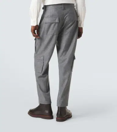Brunello Cucinelli Virgin wool flannel cargo pants | Thumbnail 6 Brunello Cucinelli Virgin wool flannel cargo pants | Thumbnail 6
