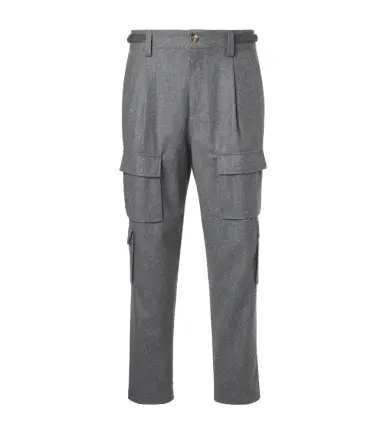 Brunello Cucinelli Virgin wool flannel cargo pants | Thumbnail 1 Brunello Cucinelli Virgin wool flannel cargo pants | Thumbnail 1