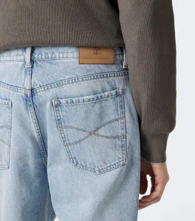 Brunello Cucinelli Distressed straight jeans | Thumbnail 2 Brunello Cucinelli Distressed straight jeans | Thumbnail 2
