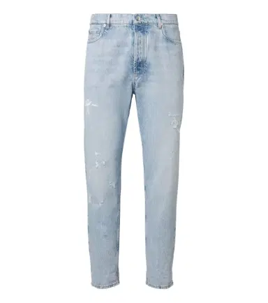 Brunello Cucinelli Distressed straight jeans | Thumbnail 1 Brunello Cucinelli Distressed straight jeans | Thumbnail 1