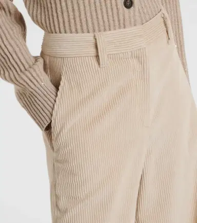Brunello Cucinelli Monili cotton corduroy wide-leg pants | Thumbnail 4 Brunello Cucinelli Monili cotton corduroy wide-leg pants | Thumbnail 4