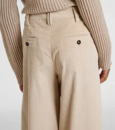 Brunello Cucinelli Monili cotton corduroy wide-leg pants | Thumbnail 5 Brunello Cucinelli Monili cotton corduroy wide-leg pants | Thumbnail 5