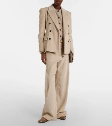 Brunello Cucinelli Monili cotton corduroy wide-leg pants | Thumbnail 6 Brunello Cucinelli Monili cotton corduroy wide-leg pants | Thumbnail 6