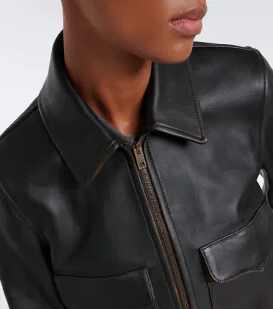 Nili Lotan Leather bomber jacket | Thumbnail 2 Nili Lotan Leather bomber jacket | Thumbnail 2