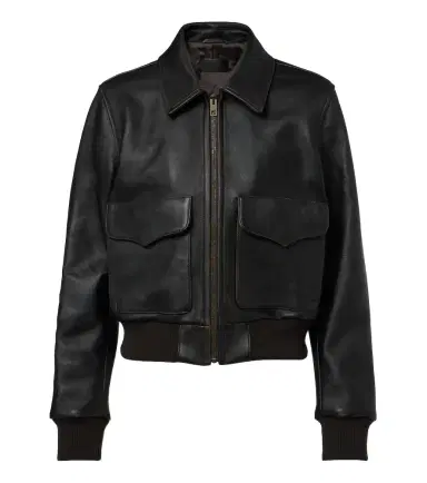 Nili Lotan Leather bomber jacket | Thumbnail 1 Nili Lotan Leather bomber jacket | Thumbnail 1