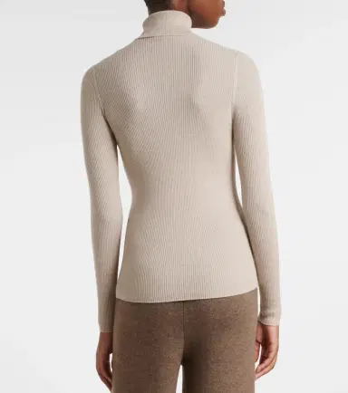 AGNONA Turtleneck wool, silk, and cashmere sweater | Thumbnail 5 AGNONA Turtleneck wool, silk, and cashmere sweater | Thumbnail 5