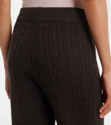 Agnona Cable-knit cashmere wide-leg pants | Thumbnail 4 Agnona Cable-knit cashmere wide-leg pants | Thumbnail 4