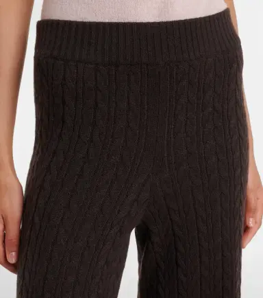 Agnona Cable-knit cashmere wide-leg pants | Thumbnail 5 Agnona Cable-knit cashmere wide-leg pants | Thumbnail 5
