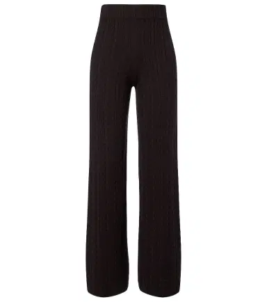 Agnona Cable-knit cashmere wide-leg pants | Thumbnail 1 Agnona Cable-knit cashmere wide-leg pants | Thumbnail 1