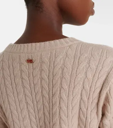 AGNONA Cable-knit cashmere sweater | Thumbnail 3 AGNONA Cable-knit cashmere sweater | Thumbnail 3