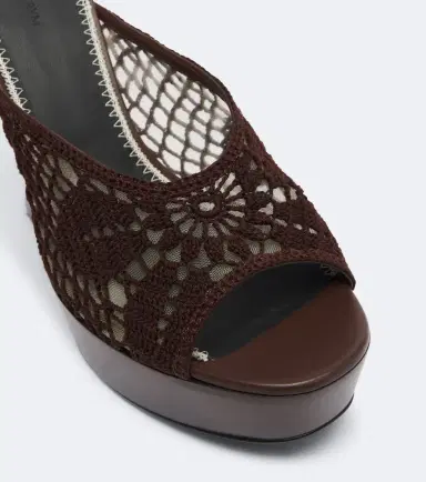 Magda Butrym Crochet wedge mules | Thumbnail 3 Magda Butrym Crochet wedge mules | Thumbnail 3