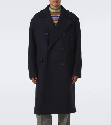 Dries Van Noten Double-breasted wool-blend coat | Thumbnail 2 Dries Van Noten Double-breasted wool-blend coat | Thumbnail 2