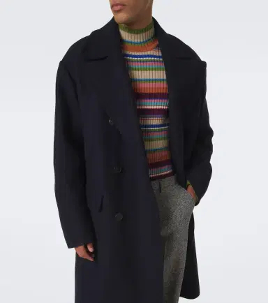 Dries Van Noten Double-breasted wool-blend coat | Thumbnail 3 Dries Van Noten Double-breasted wool-blend coat | Thumbnail 3