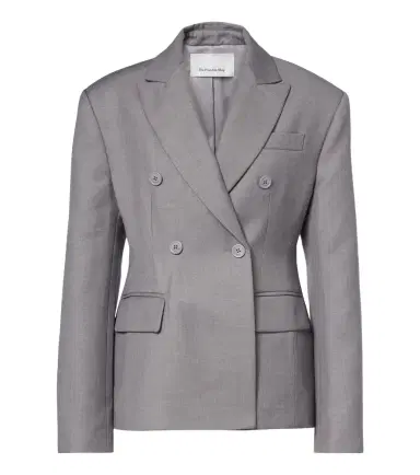 The Frankie Shop Dover double-breasted blazer | Thumbnail 1 The Frankie Shop Dover double-breasted blazer | Thumbnail 1
