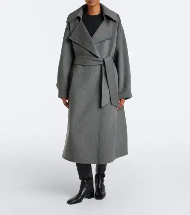 The Frankie Shop Issen wool-blend wrap coat | Thumbnail 2 The Frankie Shop Issen wool-blend wrap coat | Thumbnail 2
