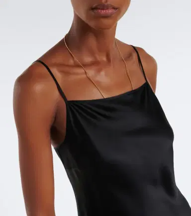 Joseph Cloe silk satin midi dress | Thumbnail 3 Joseph Cloe silk satin midi dress | Thumbnail 3