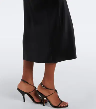 Joseph Cloe silk satin midi dress | Thumbnail 4 Joseph Cloe silk satin midi dress | Thumbnail 4