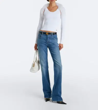 Gucci Ribbed-knit shrug and tank top set | Thumbnail 3 Gucci Ribbed-knit shrug and tank top set | Thumbnail 3