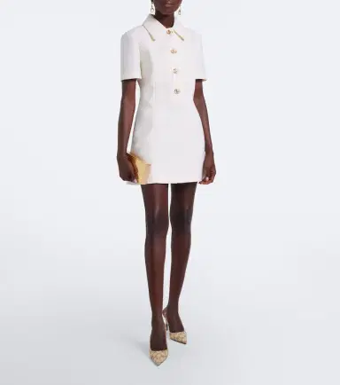 Gucci Double G wool crêpe polo dress | Thumbnail 2 Gucci Double G wool crêpe polo dress | Thumbnail 2