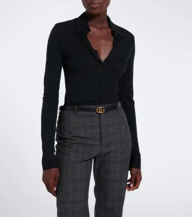 Gucci Crêpe jersey shirt | Thumbnail 3 Gucci Crêpe jersey shirt | Thumbnail 3