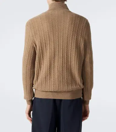 FEDELI Cable-knit cashmere half-zip sweater | Thumbnail 6 FEDELI Cable-knit cashmere half-zip sweater | Thumbnail 6