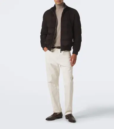 FEDELI Padded suede bomber jacket | Thumbnail 7 FEDELI Padded suede bomber jacket | Thumbnail 7