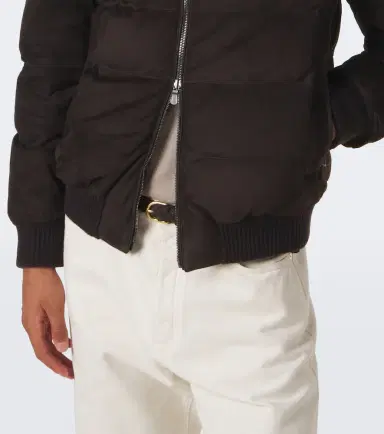 FEDELI Padded suede bomber jacket | Thumbnail 8 FEDELI Padded suede bomber jacket | Thumbnail 8