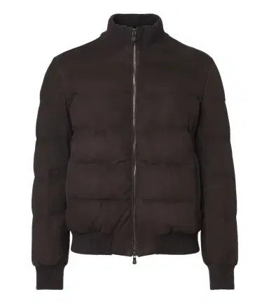 FEDELI Padded suede bomber jacket | Thumbnail 1 FEDELI Padded suede bomber jacket | Thumbnail 1