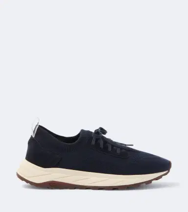 Fedeli Knitted suede-trimmed sneakers | Thumbnail 5 Fedeli Knitted suede-trimmed sneakers | Thumbnail 5