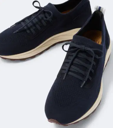 Fedeli Knitted suede-trimmed sneakers | Thumbnail 6 Fedeli Knitted suede-trimmed sneakers | Thumbnail 6
