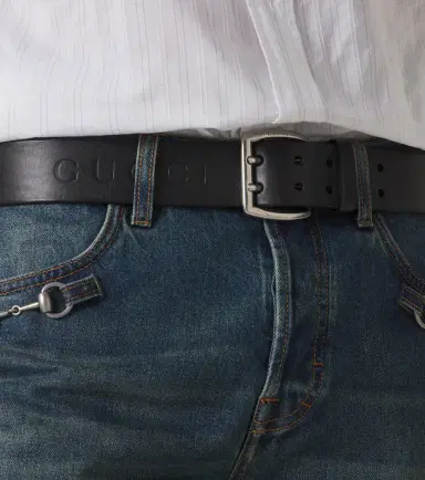 Gucci Logo leather belt | Thumbnail 2 Gucci Logo leather belt | Thumbnail 2