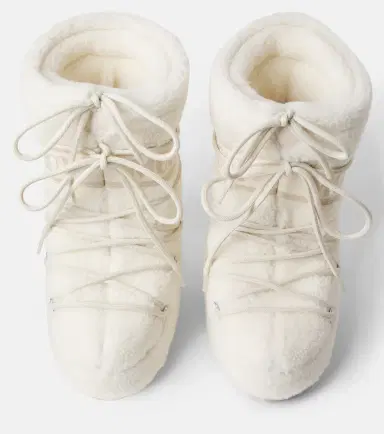 Moon Boot Kids Icon teddy snow boots | Thumbnail 2 Moon Boot Kids Icon teddy snow boots | Thumbnail 2