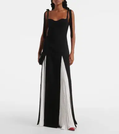 Marmar Halim Pleated silk gown | Thumbnail 3 Marmar Halim Pleated silk gown | Thumbnail 3